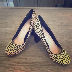 Sole Society leopard pumps size 7.5M